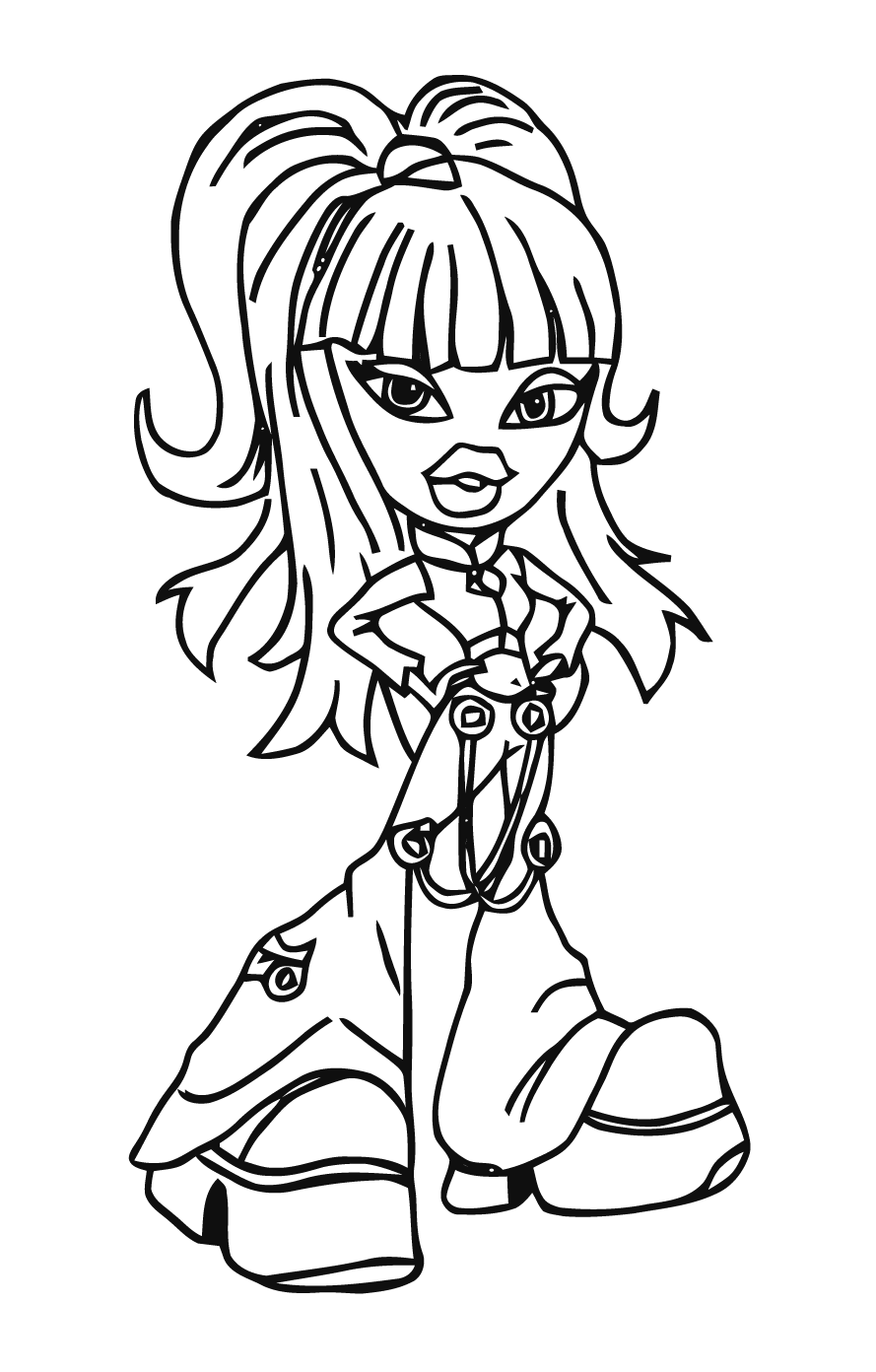 Bratz para colorear para niños - Bratz - Just Color Niños : Dibujos para colorear para niños Bratz para colorear para niños - Bratz - Just Color Niños : Dibujos para colorear para niños