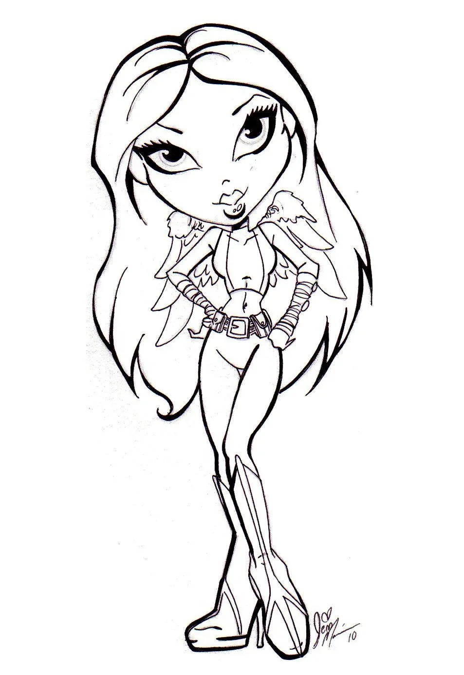 Bratz para colorear para niños - Bratz - Just Color Niños : Dibujos para colorear para niños Bratz para colorear para niños - Bratz - Just Color Niños : Dibujos para colorear para niños