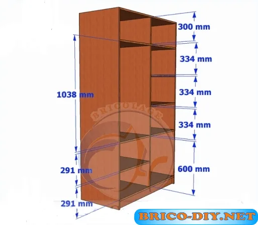 Bricolaje-Diy Planos gratis Como hacer muebles de melamina madera ...