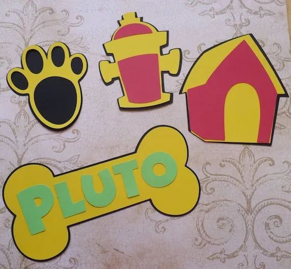 BRICOLAJE Pluto Mickey Mouse perro hueso por sandylynnbscrapping