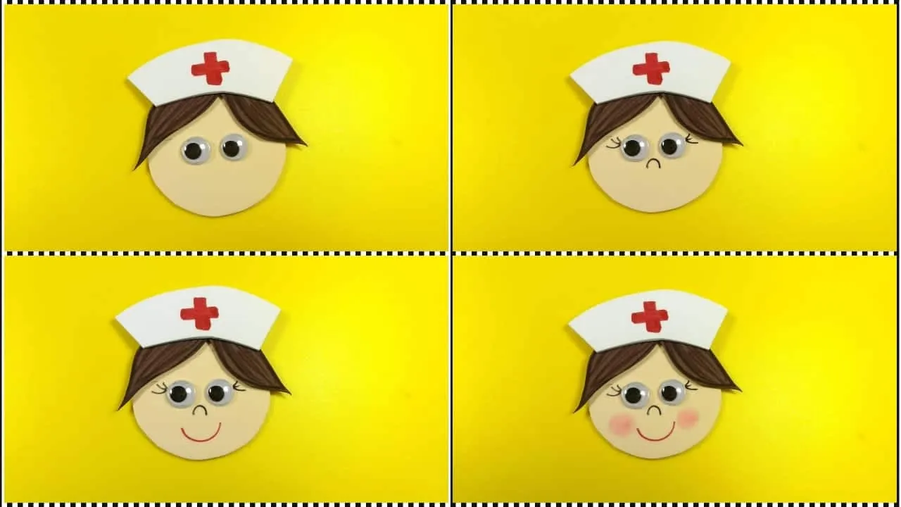 Broche de enfermera con goma eva | Manualidades On