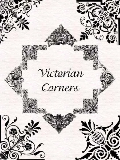Brushes con formato de Esquinas Victorianas para Photoshop ... Brushes con formato de Esquinas Victorianas para Photoshop ...