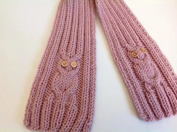 Bufandas tejidas a dos agujas para niños - Imagui