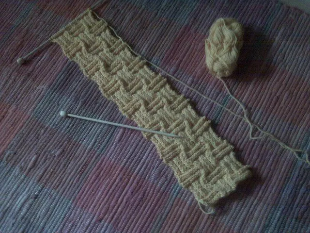 Puntadas para tejer con agujas bufandas - Imagui
