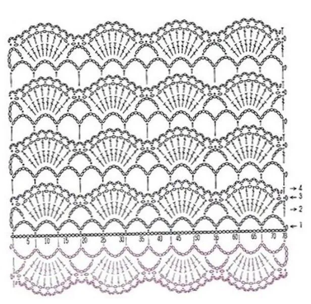 Bufanda crochet patron esquemas - Imagui