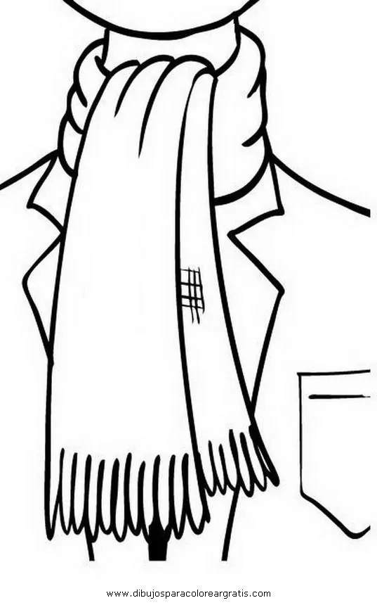 Dibujo de bufanda - Imagui