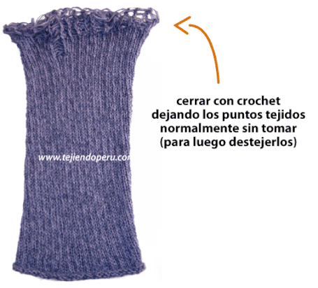 Bufanda mágica tubular (Magic scarf) - Tejiendo Perú