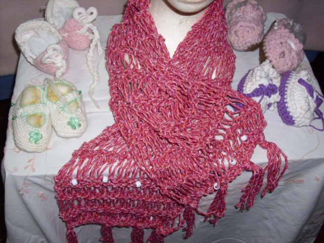 Como hacer bufandas modernas tejidas a mano - Imagui