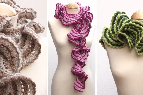 Modelo de bufandas en crochet - Imagui