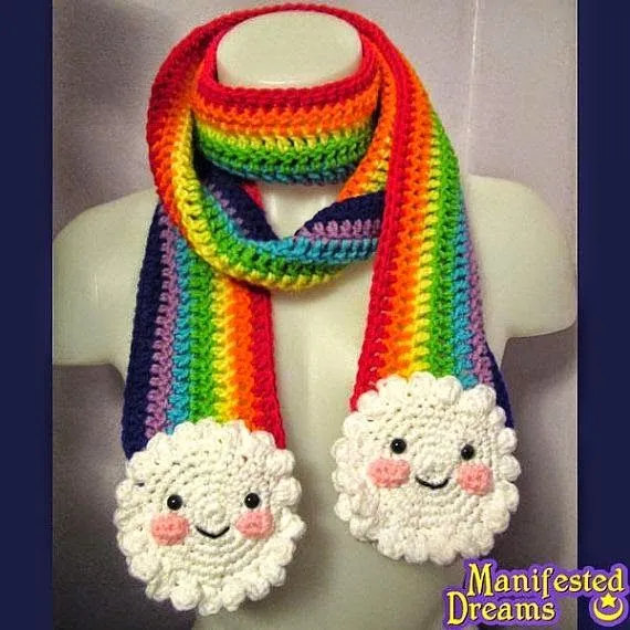 Bufandas, cuellos tejidos a Crochet. on Pinterest | Crochet Scarfs ...