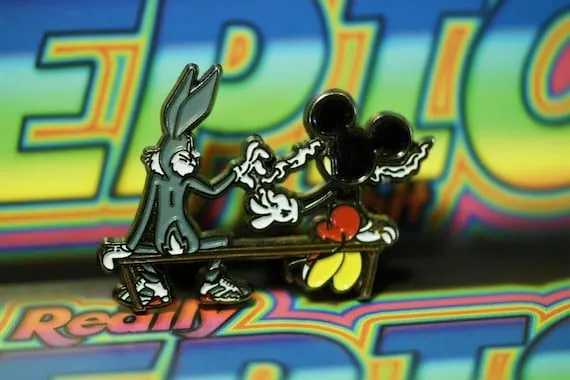 Mickey Mouse fumando con bugs bunny - Imagui