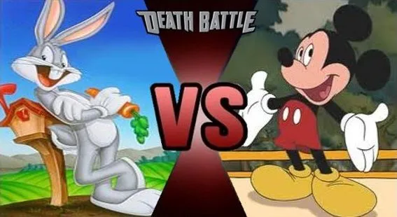 Bugs Bunny vs Mickey Mouse by FEVG620 on DeviantArt