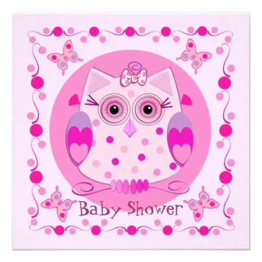 Buhos bebés animados baby shower - Imagui
