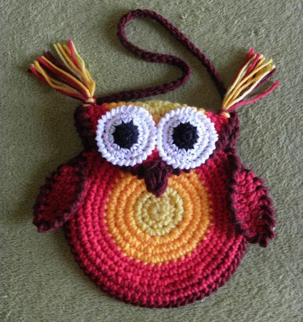 Como hacer buhos al crochet - Imagui