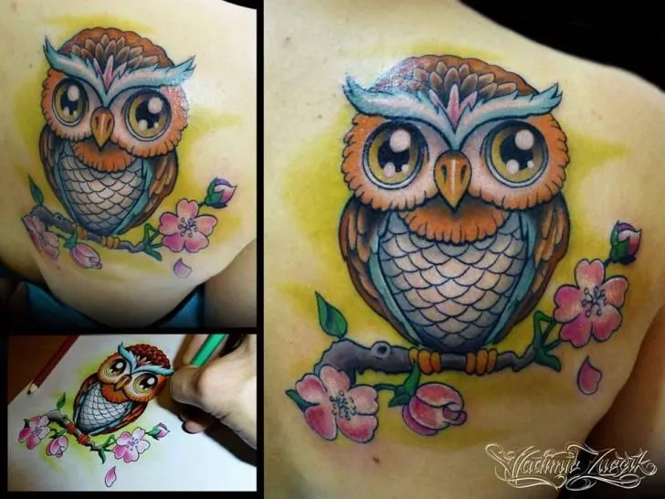 imagenes de tatuajes tattoo pavo real lechuza buhos - Buscar con ...