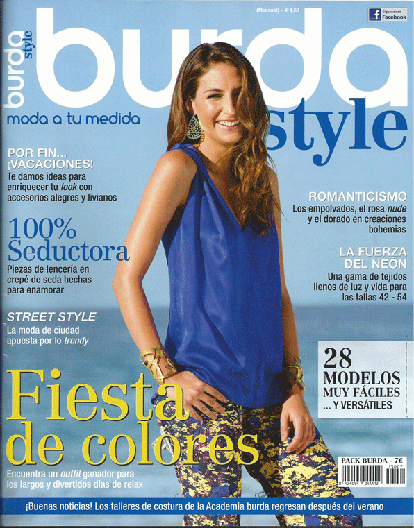 DIY Moda, Complementos y Decoración: Revista Burda - Julio 2013