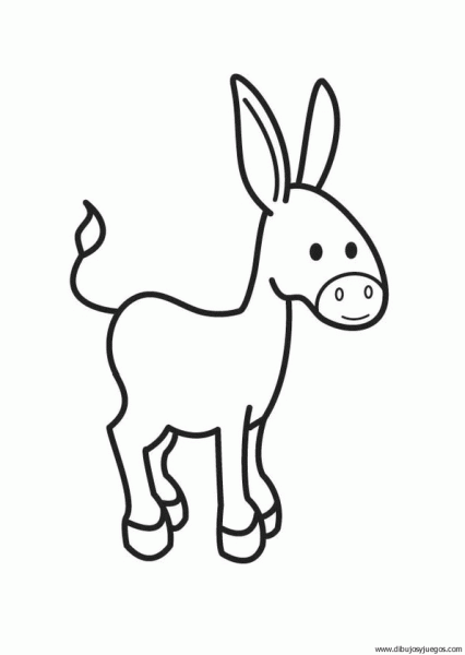 Dibujos animados de un burro - Imagui