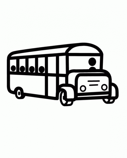 bus | Dibujos y juegos, para pintar y colorear bus | Dibujos y juegos, para pintar y colorear