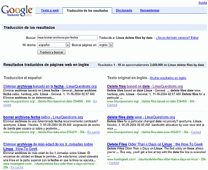 El buscador de Google sugiere resultados en otros idiomas ... El buscador de Google sugiere resultados en otros idiomas ...
