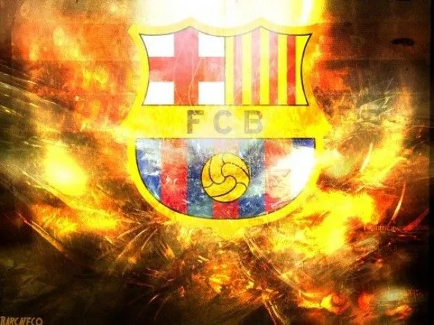 Imagenes del escudo del barcelona en llamas - Imagui