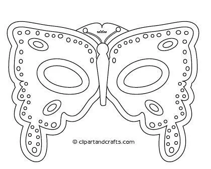 Butterfly Mask Template | Flickr - Photo Sharing!
