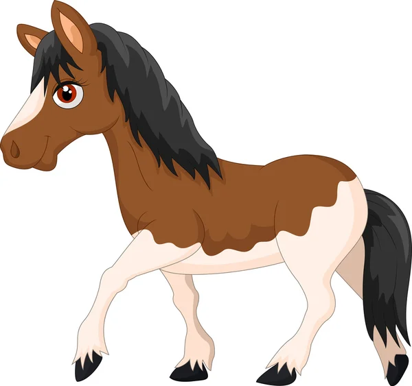 caballo poni de dibujos animados — Vector stock © tigatelu #67088617