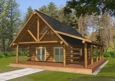 Plano de casa de madera | Planos de Casas