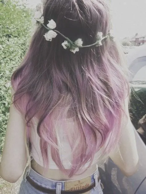 cabello lila | Tumblr