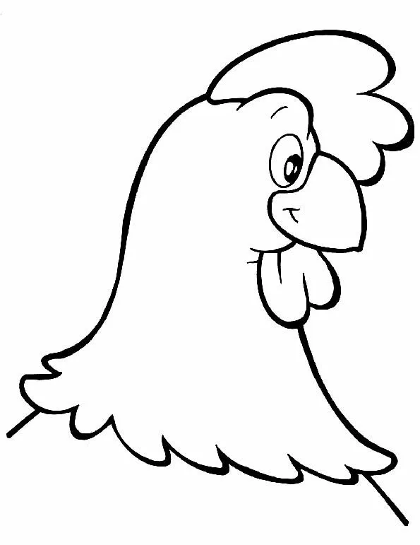 Cabeza de gallo kiriko para colorear. Teby y Tib - Portal Infantil Cabeza de gallo kiriko para colorear. Teby y Tib - Portal Infantil