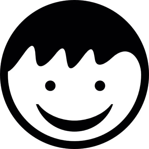 Cabeza del niño con la cara sonriente | Descargar Iconos gratis