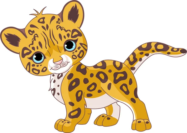 Cachorro de jaguar lindo — Vector stock © Dazdraperma #4397026