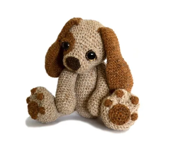 Cachorro perro Amigurumi Crochet Patrón PDF por PatchworkMoose