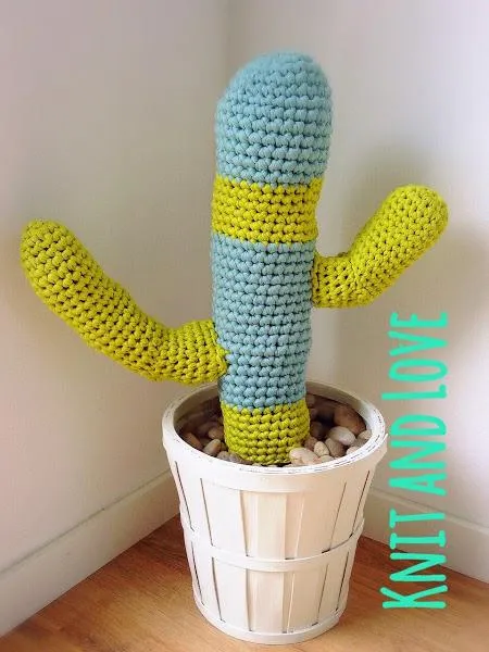 cactus crochet | Aprender manualidades es facilisimo.com