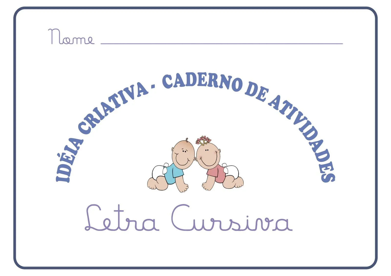Caderno de Atividades Letra Cursiva | Lojinha Criativa Caderno de Atividades Letra Cursiva | Lojinha Criativa