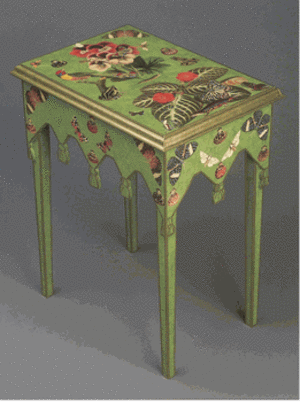 Cadlow Mural World: How to Decoupage Furniture DIY Paper Projects
