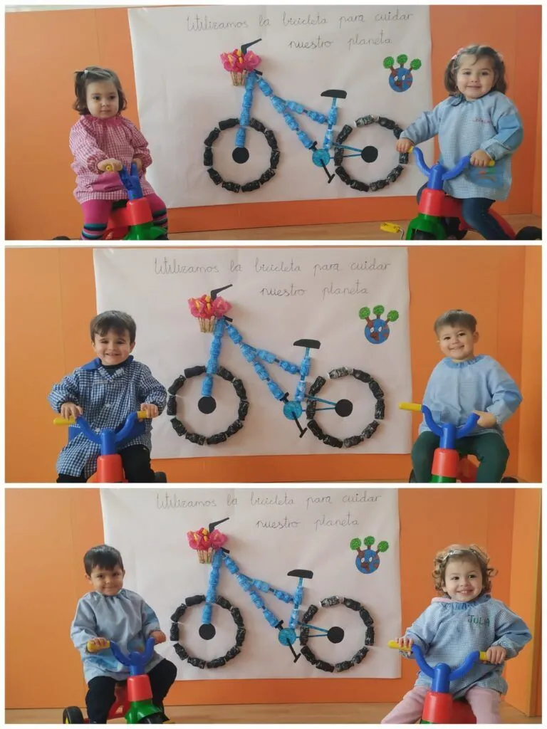 El CAI Beniel construyó una bicicleta con material reciclado | | Escuelas  Infantiles Cativos