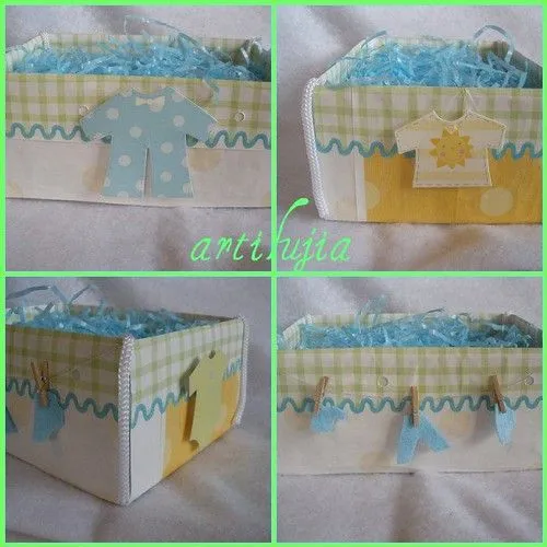 Caja de regalo de baby shower niña - Imagui