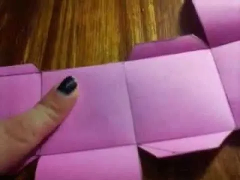 Como hacer una caja de papel sin plantilla/ DIY/ CAja en origami ...