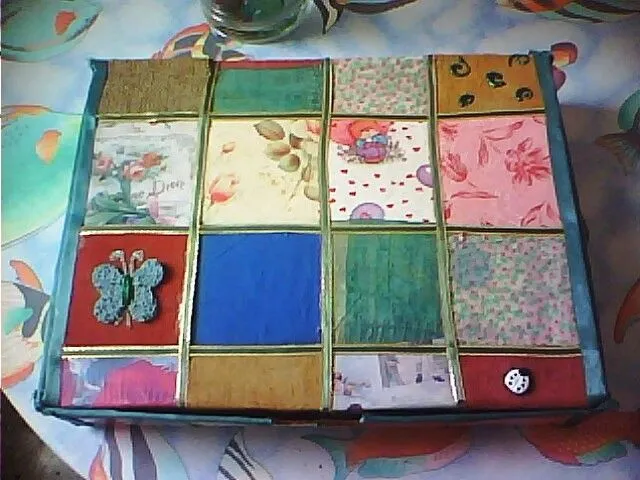 caja con patchwork | Manualidades MARIAD58