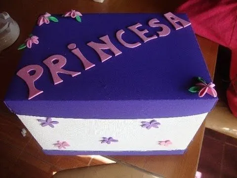 Caja para Princesas Paso a Paso/ RECICLEMOS - YouTube