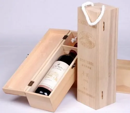 Caja de regalo caja de embalaje para 3 botellas, Whisky de vino ...