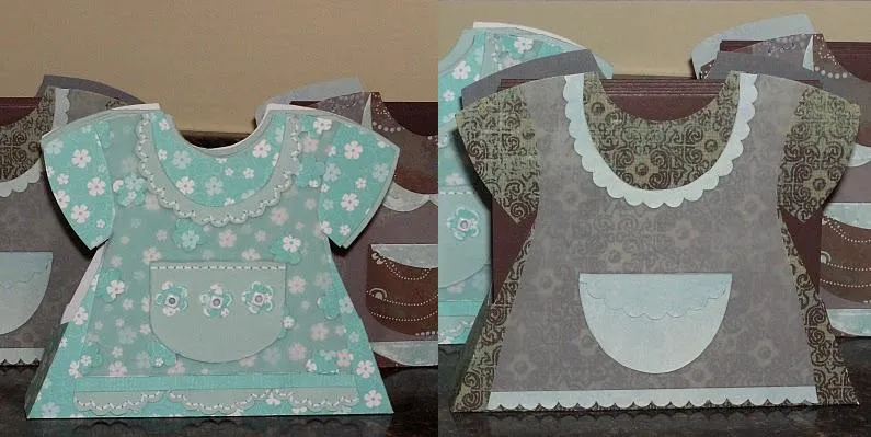 Molde de vestido para baby shower - Imagui