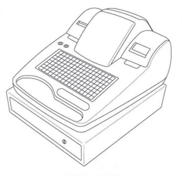 Caja registradora para dibujar - Imagui