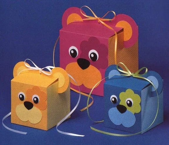 Como armar cajitas de carton para sorpresas de cumpleaños - Imagui
