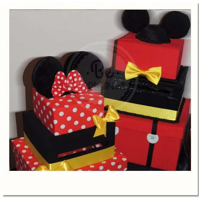 Cajas para decorar tu fiesta al estilo Meeska, Mooska, Mickey ...