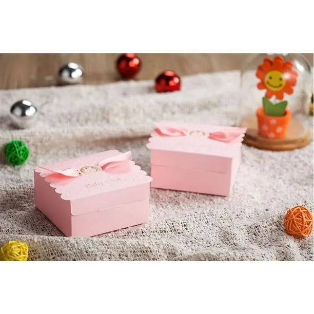 Cajas de dulces de Ángel para fiesta de bebé, niño y niña, recuerdos de Baby  Shower, caja de dulces para fiesta de cumpleaños de bebé, caja de bolsa de  Chocolate Vhermosa Fiesta