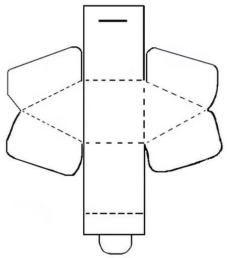 Molde de caja para imprimir y armar - Imagui