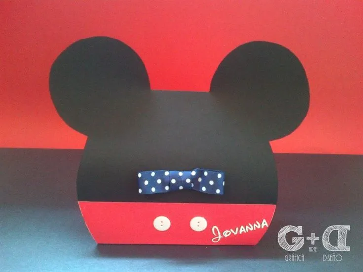 Cajas en Forma de Mickey para los Niños.- | Cotillones Minnie ...