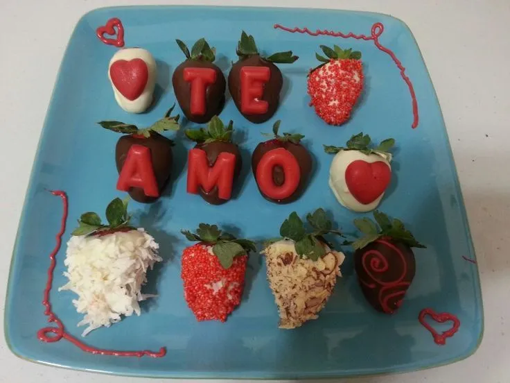 Cajas Fresas con Chocolate on Pinterest | Chocolates, Te Amo and ...