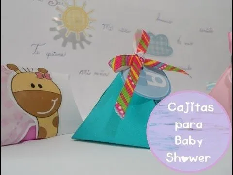 Cajitas para Baby Shower - YouTube